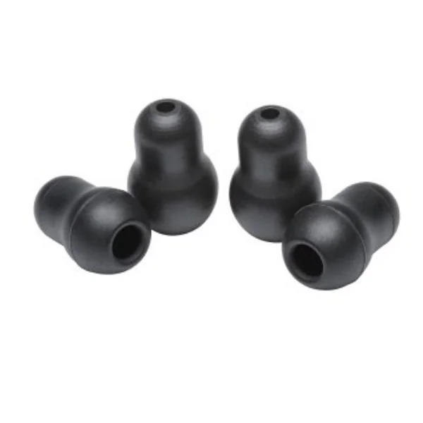 Black stethoscope ear tips on a white background, Medical Homecare Supply blog, Greenacres, FL