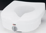 E-Z Lock™ Raised Toilet Seat without Handles